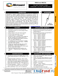 Datasheet 1N6072A manufacturer Microsemi